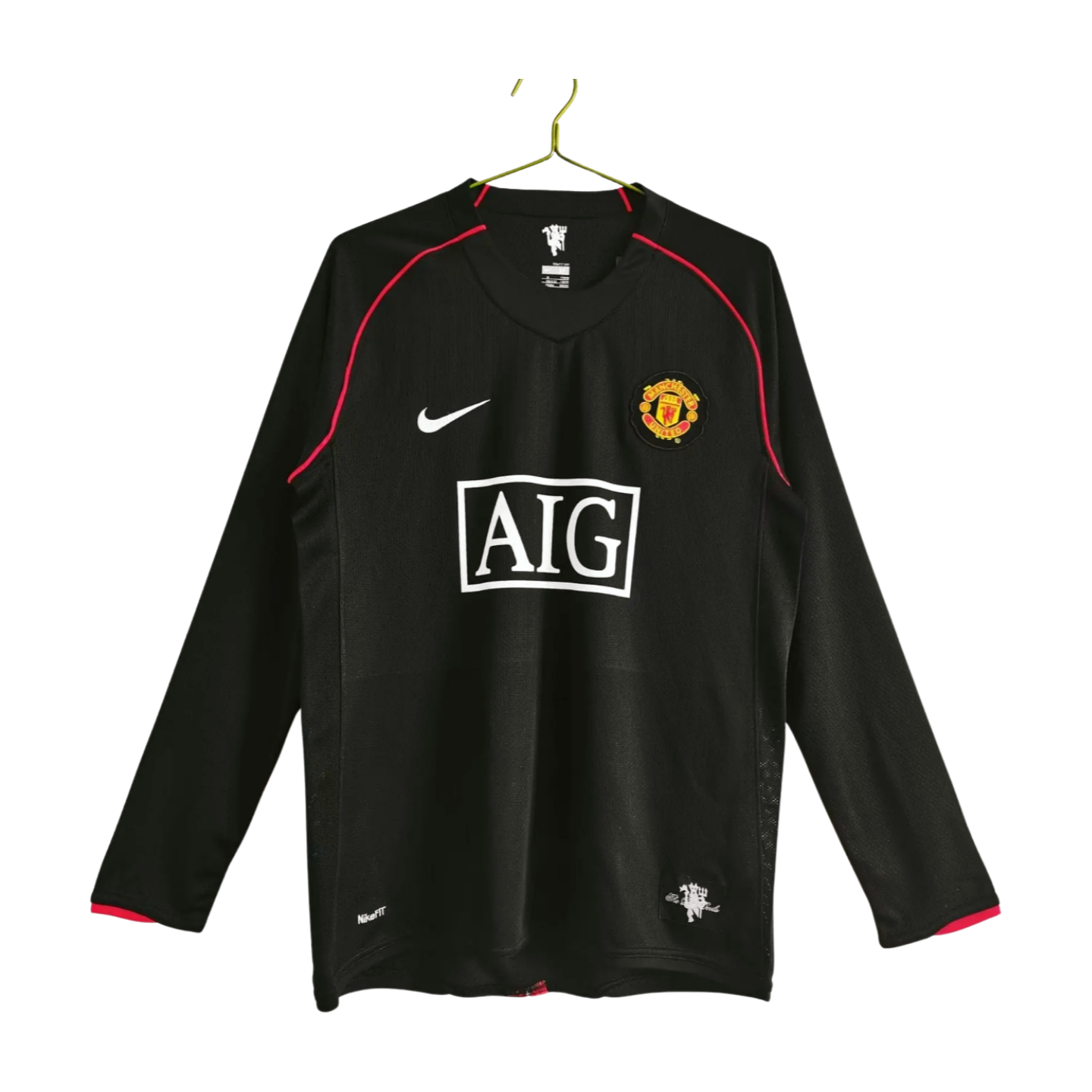 MANCHESTER UNITED 2007/08 AWAY RETRO LONGSLEEVE