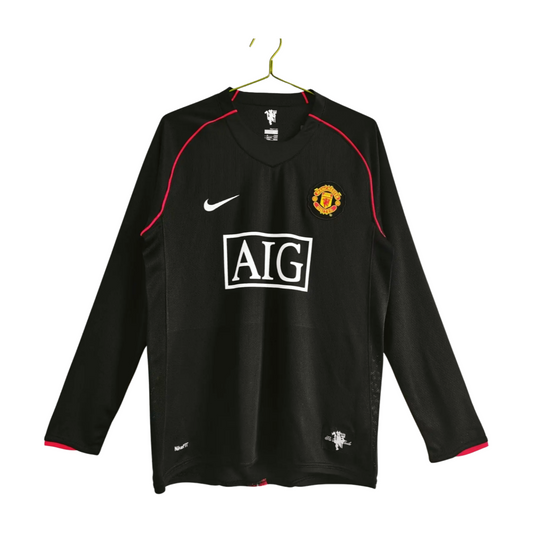 MANCHESTER UNITED 2007/08 AWAY RETRO LONGSLEEVE