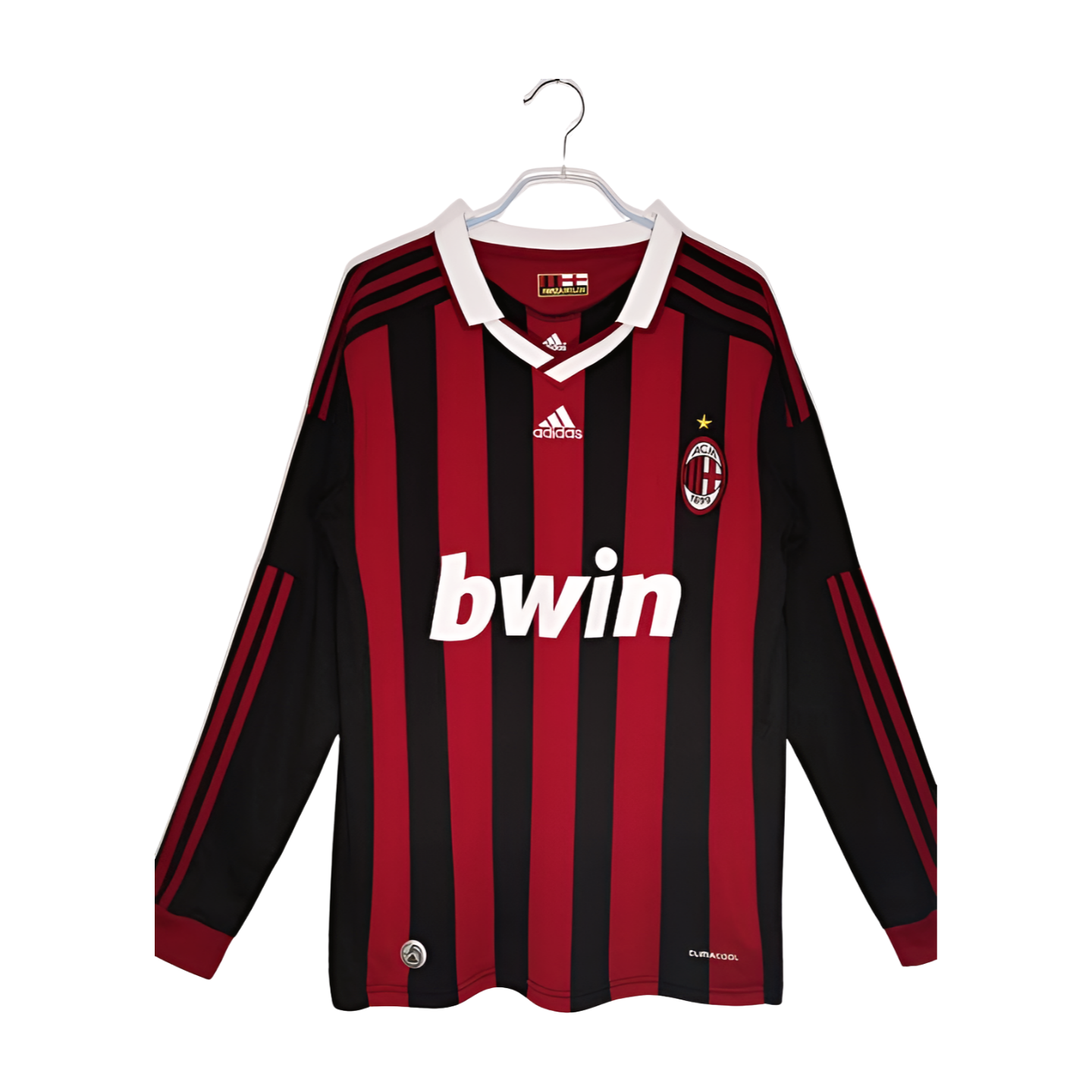 AC MILAN 2009/10 HOME RETRO LONGSLEEVE