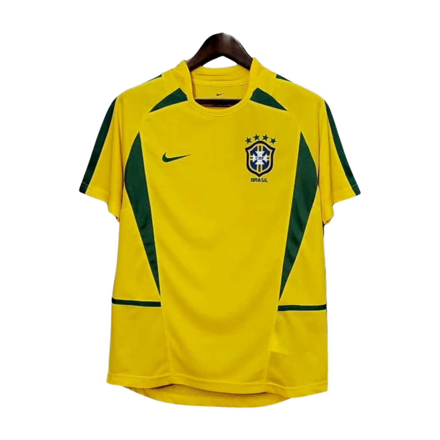BRAZIL 2002 HOME RETRO SHIRT