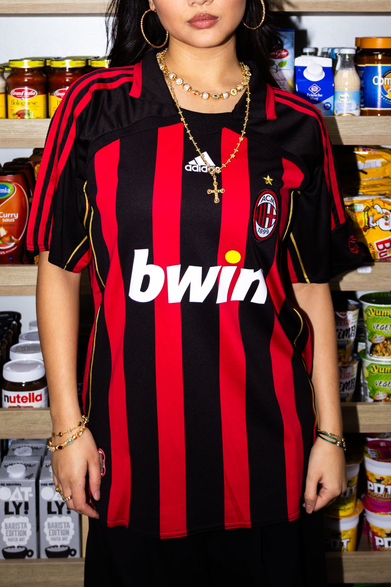 AC MILAN 2006/2007 HOME RETRO SHIRT
